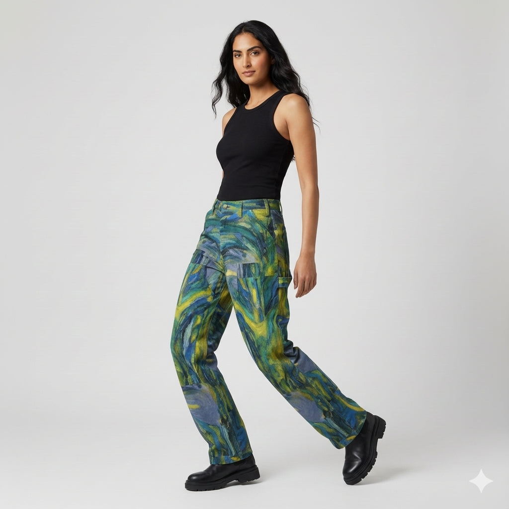 Carpenter Pants Blue Jungle