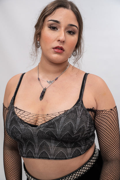 Cathedral Bralette in Bamboo Cotton Jersey