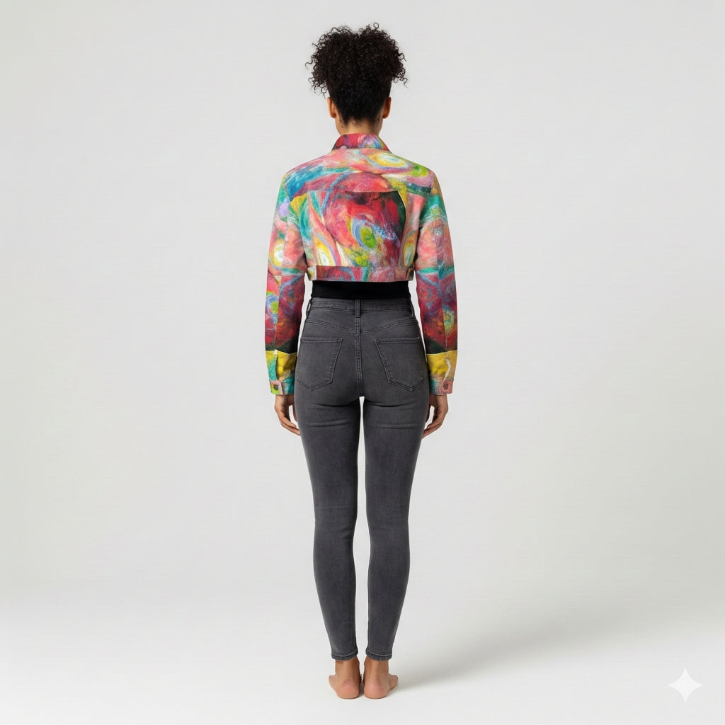 Cropped Jean Cotton Jacket Multiverse