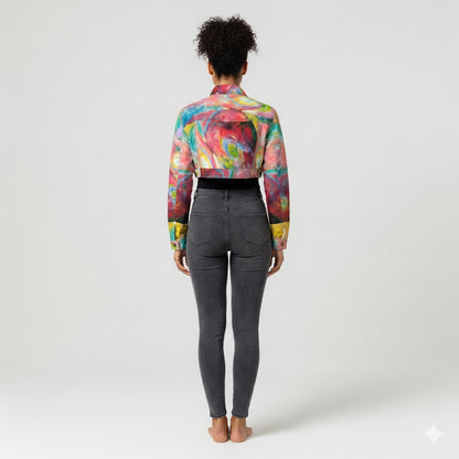 Cropped Jean Cotton Jacket Multiverse