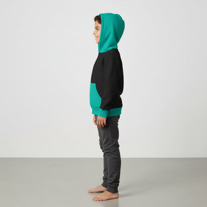 black & blue Pullover Hoodie – Cotton Fleece