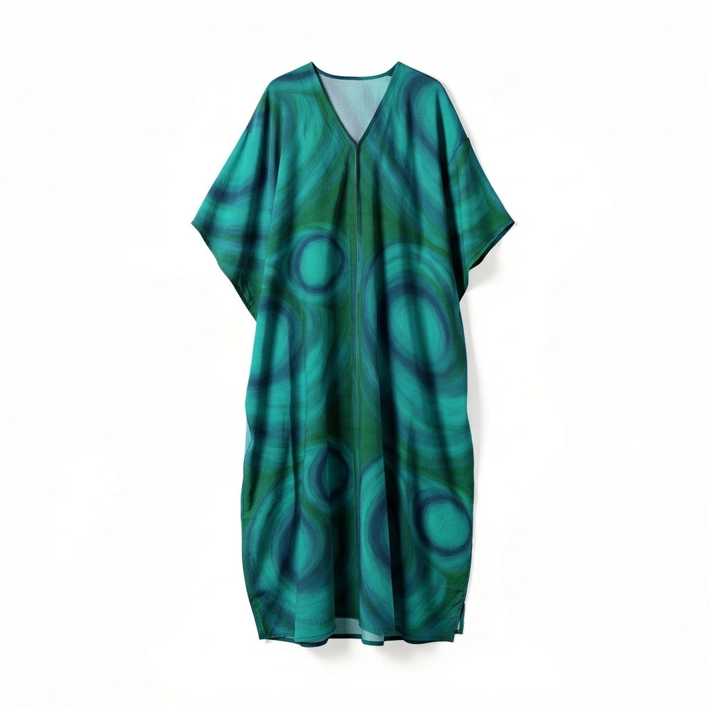 Caftan Indigo Child - Lightweight Organic Cotton Voile
