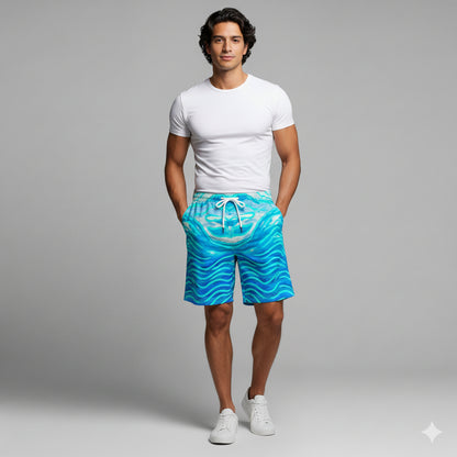 Board Shorts (7" Inseam) - Lightweight Cotton Poplin Starseeds