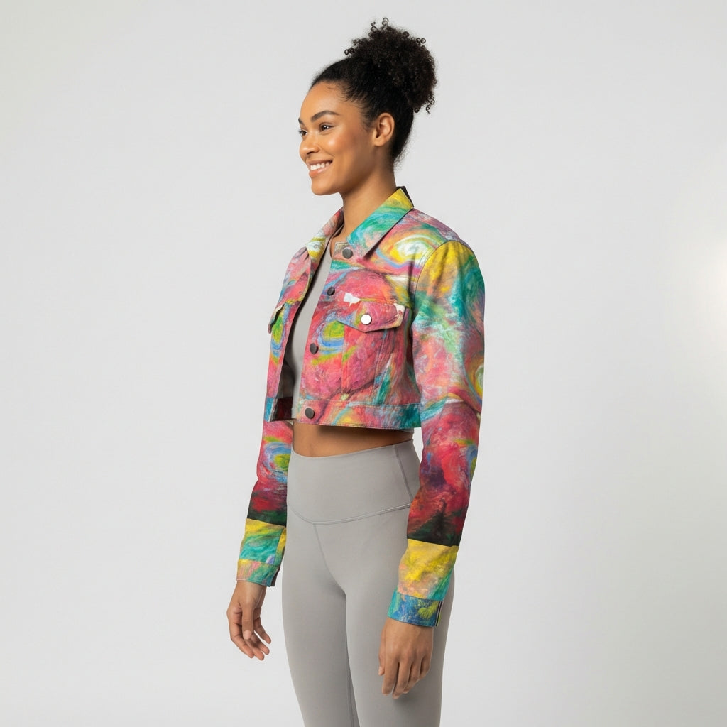 Cropped Jean Cotton Jacket Multiverse