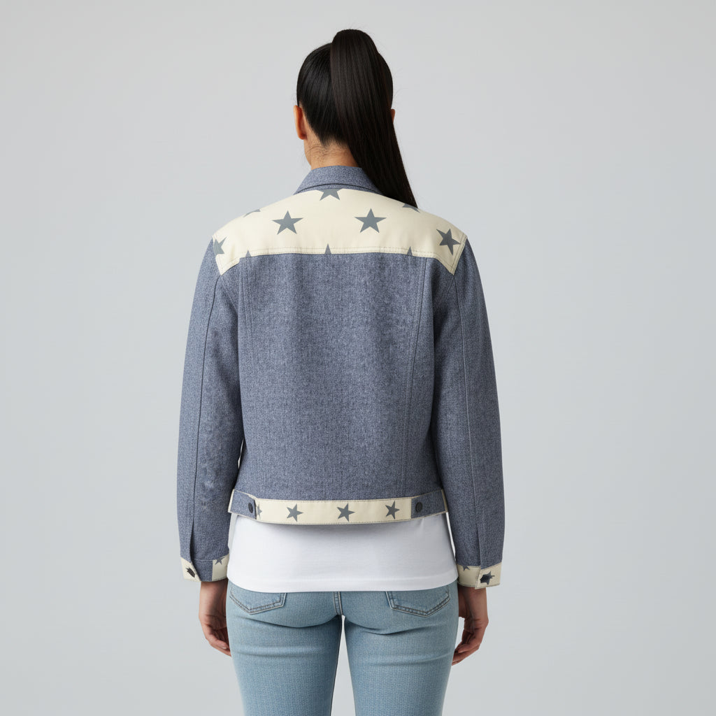 Jean Jacket in Heavy Stretch Cotton Twill