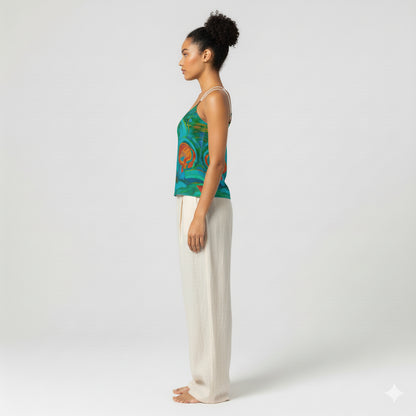 Camisole Water Lilies – Organic Cotton Voile