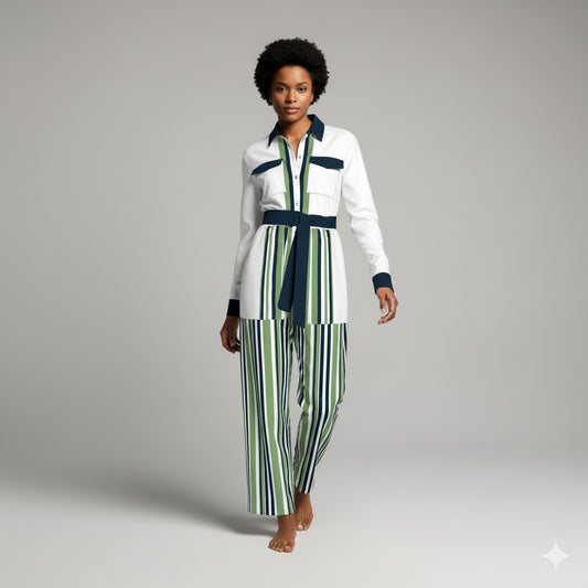 Button Front Jumpsuit