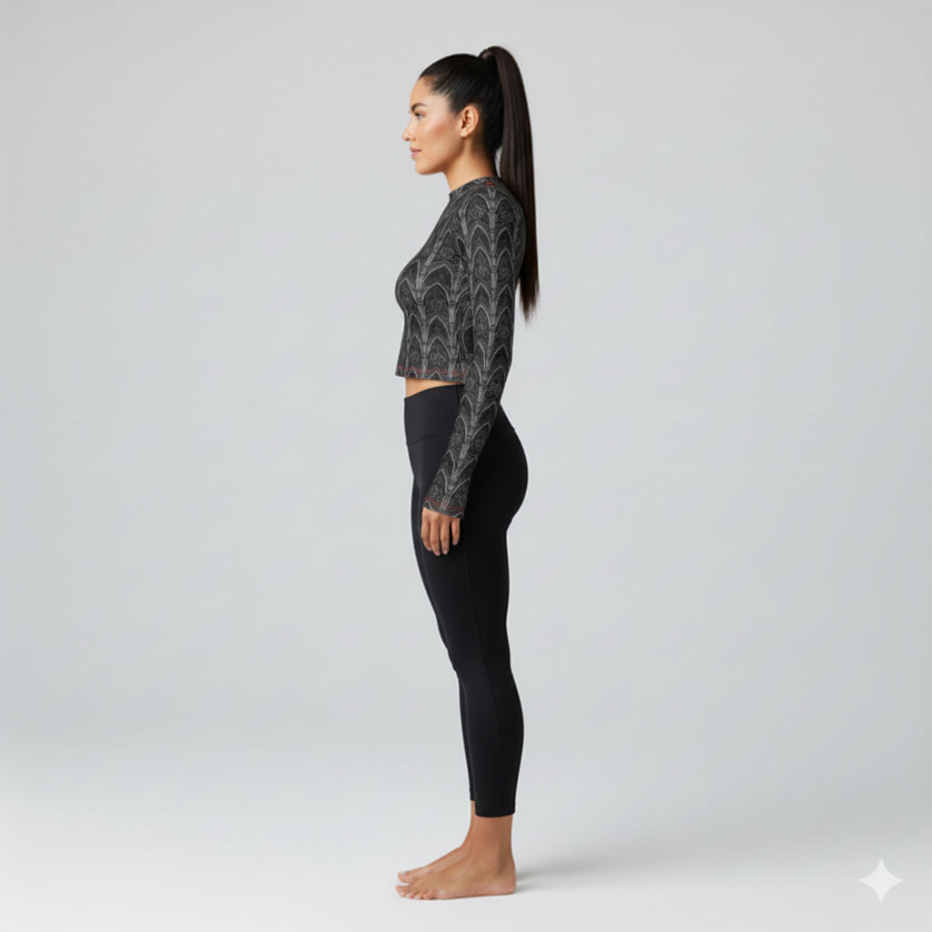 Long Sleeve Cathedral Top