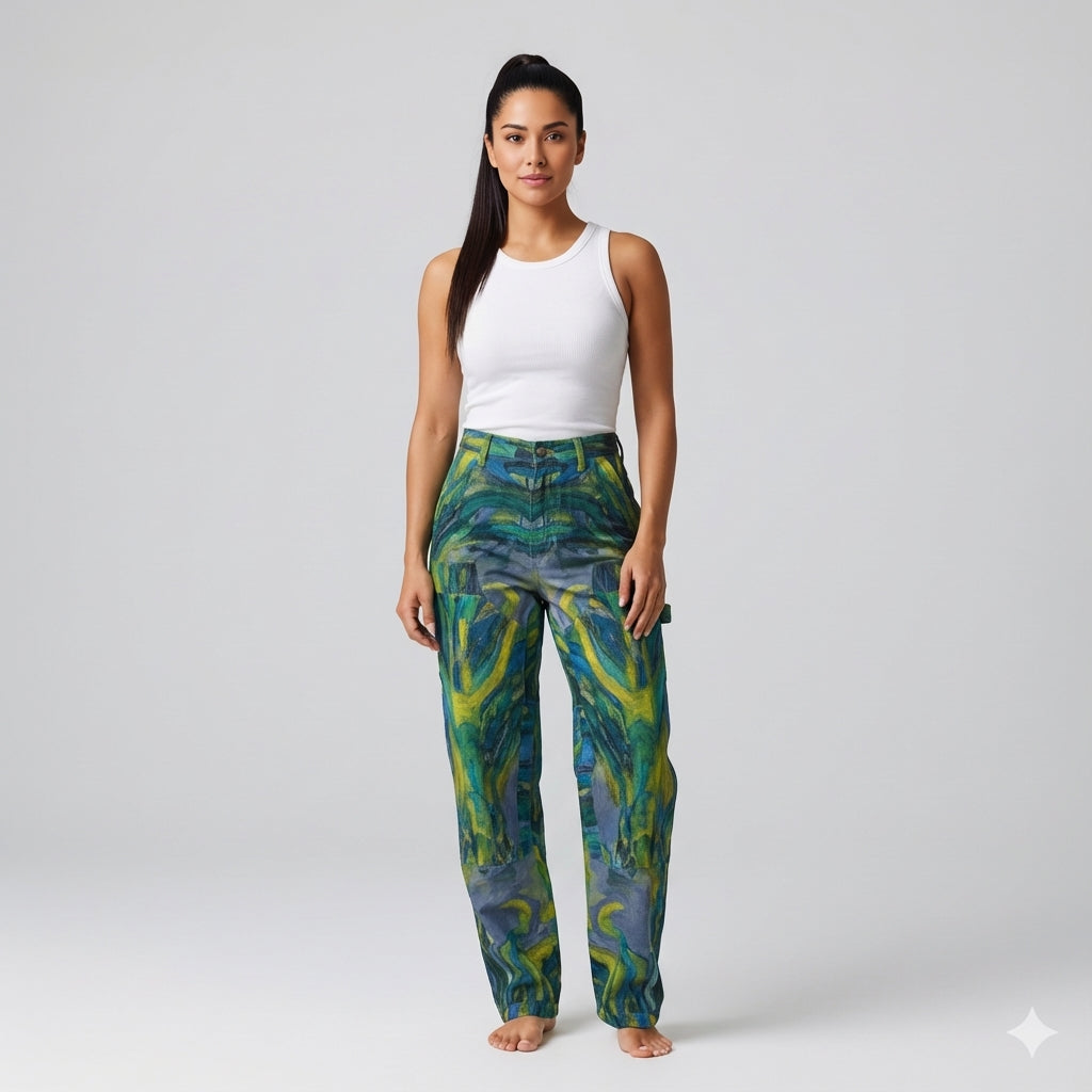 Carpenter Pants Blue Jungle