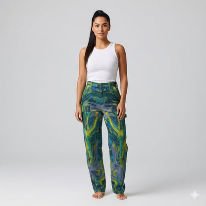 Carpenter Pants Blue Jungle