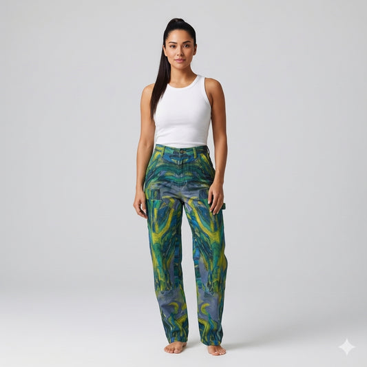 Carpenter Pants Blue Jungle