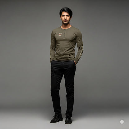 Wellspring Long Sleeve Henley – Source Edition
