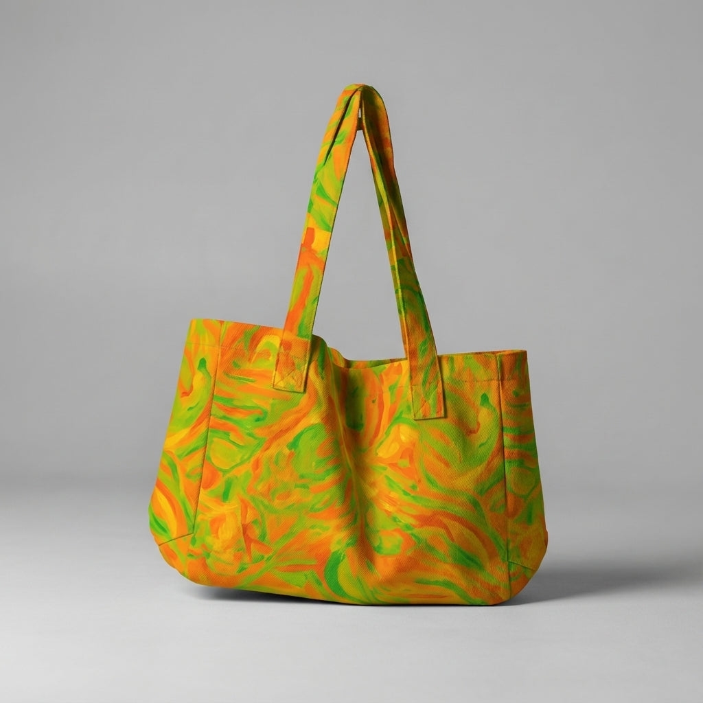 Large Tote Bag Fruity Noodles