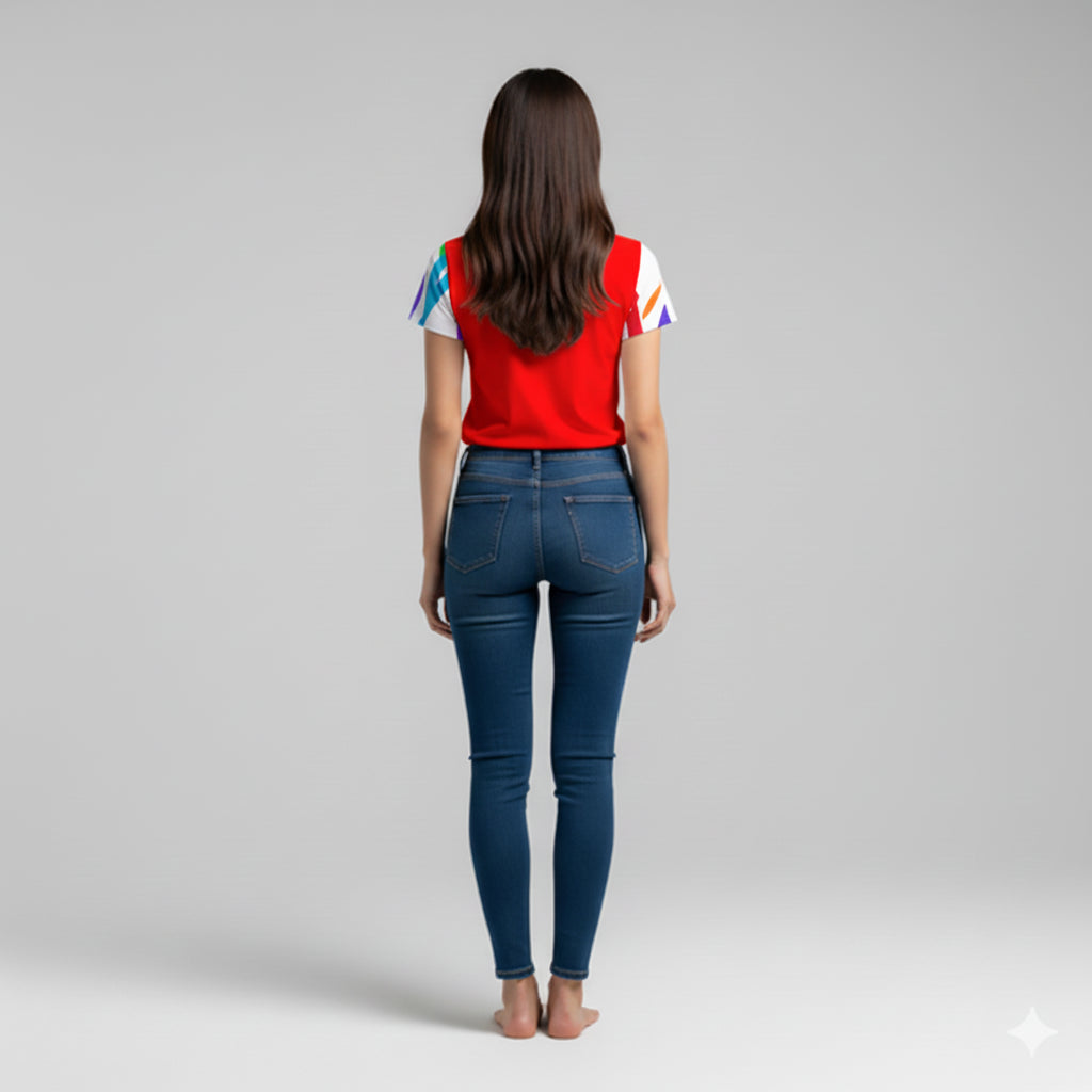 Short Sleeve T-Shirt in Visionary Red