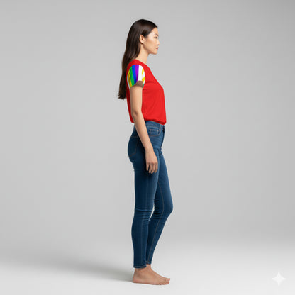 Short Sleeve T-Shirt in Visionary Red