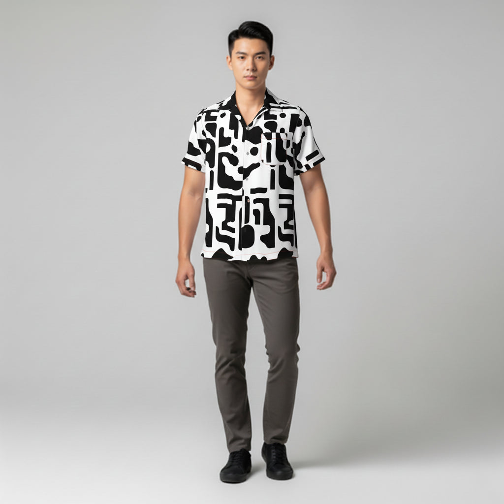 Codex Men's Short Sleeve Button Down