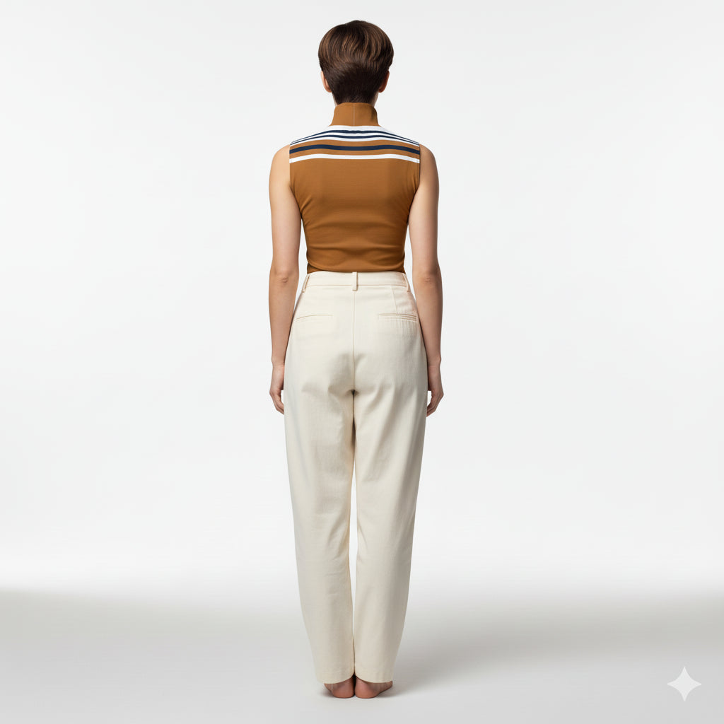 Sleeveless Turtleneck 