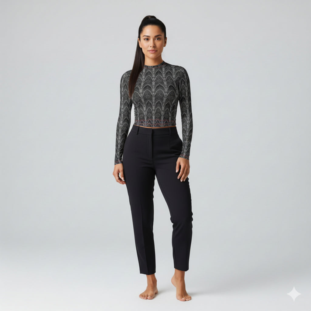 Long Sleeve Cathedral Top