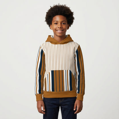 Striped Midweight Hoodie