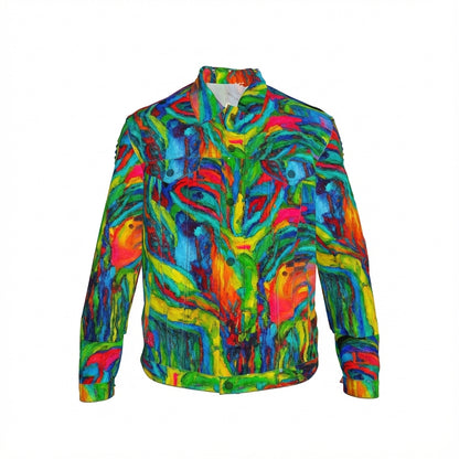 Jean Jacket Green Jungle