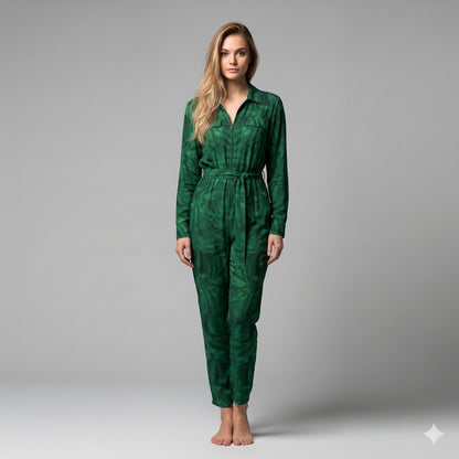 Jumpsuit Dark Green Noodles