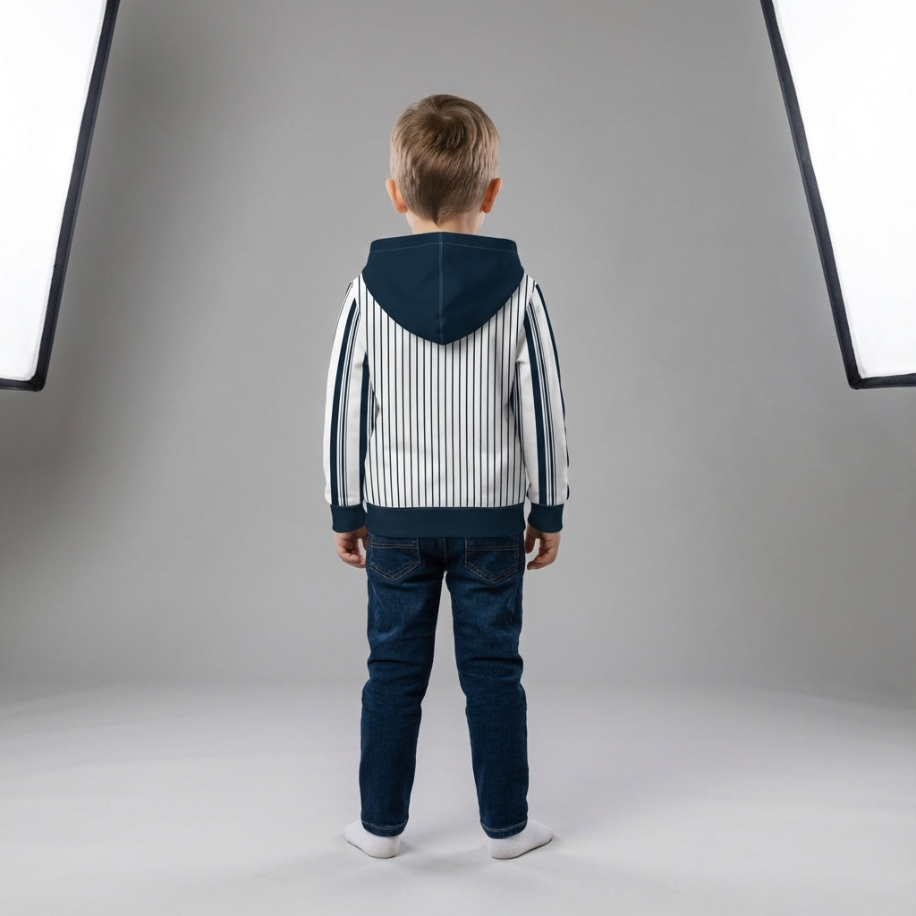 Striped Midweight Hoodie