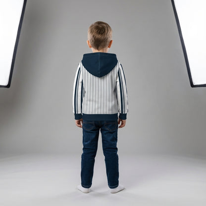 Striped Midweight Hoodie