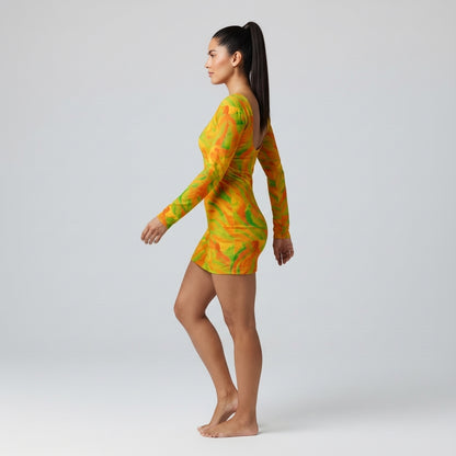 Fruity Noodles Mini Dress