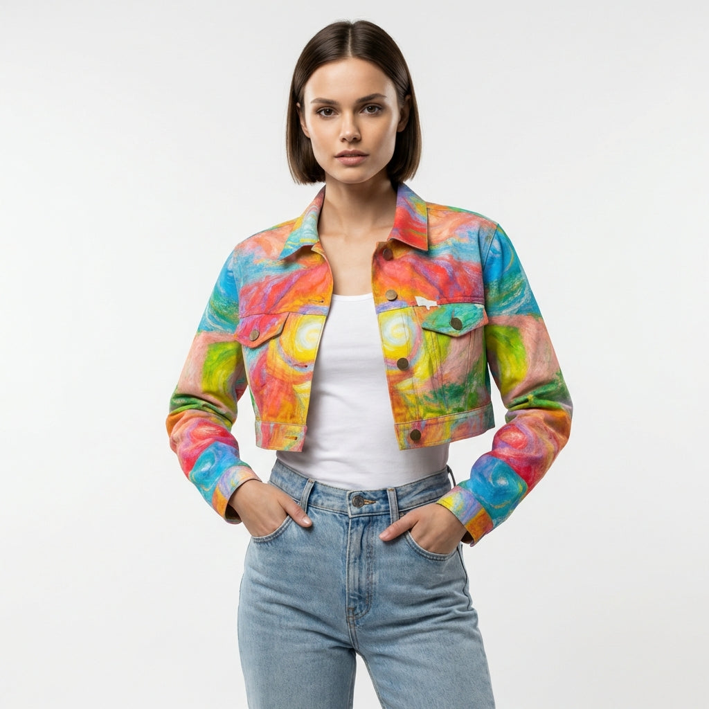 Cropped Jean Cotton Jacket Multiverse