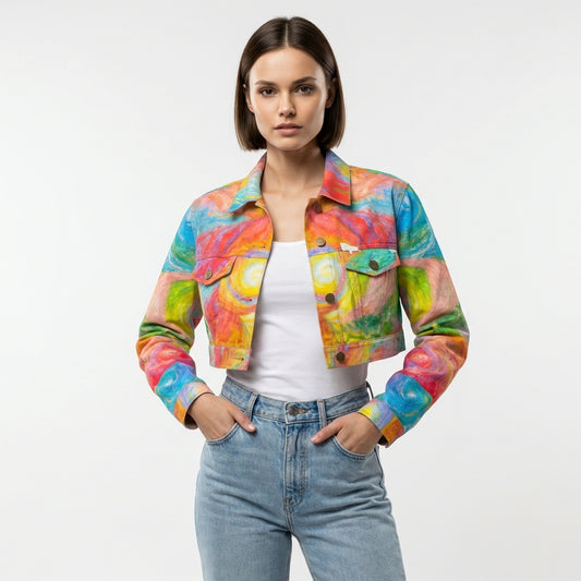 Cropped Jean Cotton Jacket Multiverse