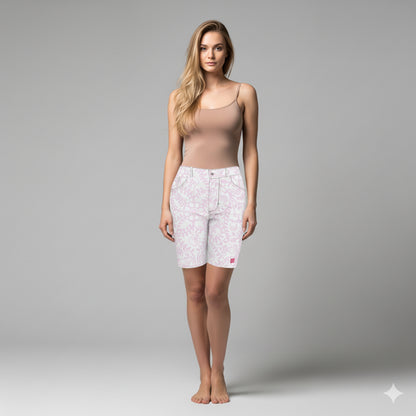 Shoosty Pink Slim Jeans Shorts