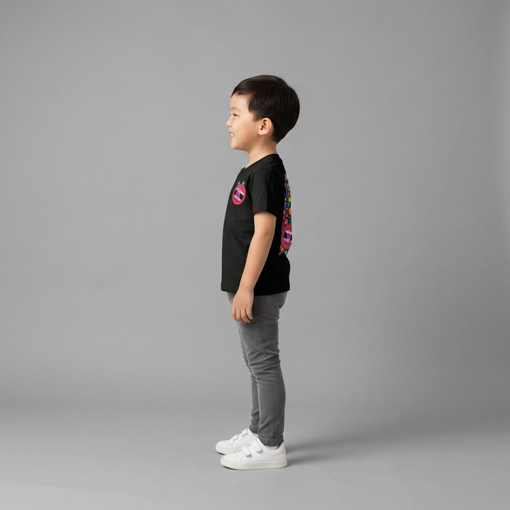 Maine-ish Children's Black Tee
