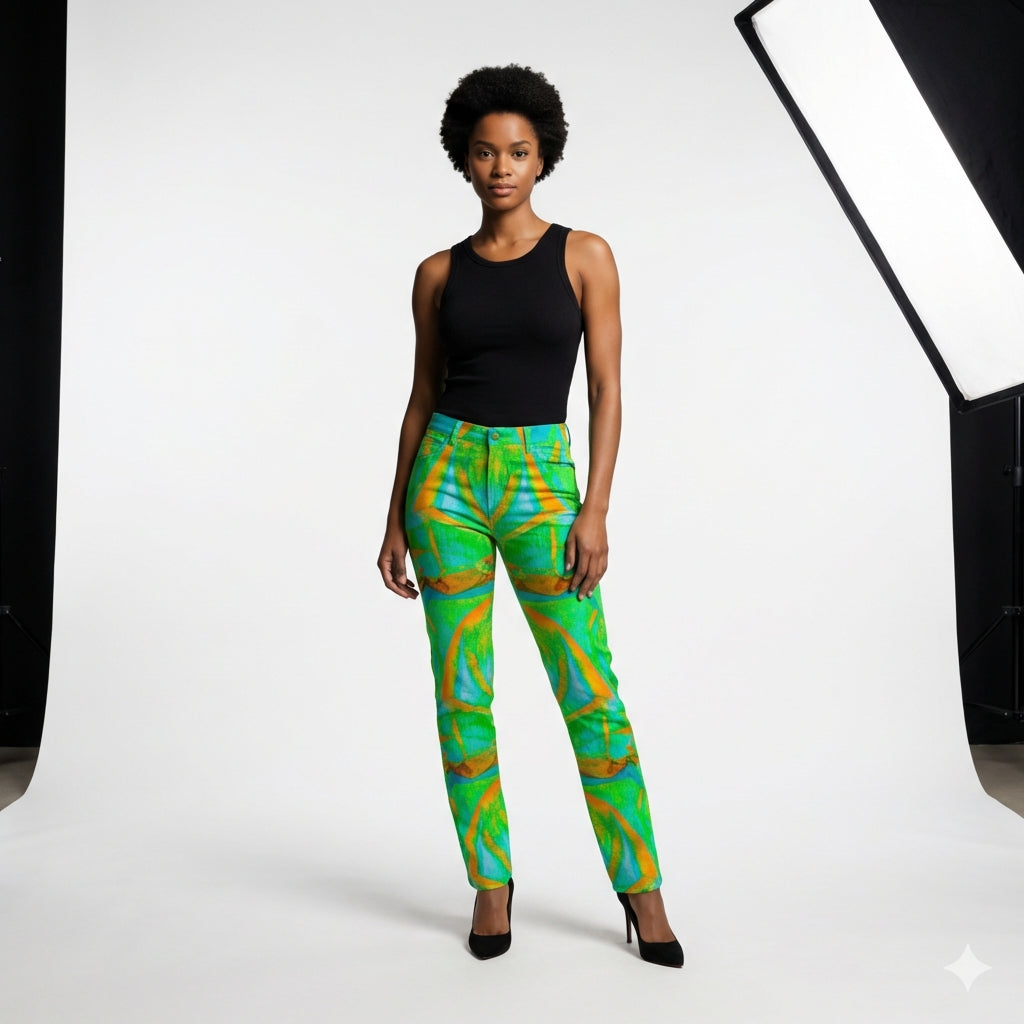 Skinny Jeans Palm Tree Island – Slim Jeans