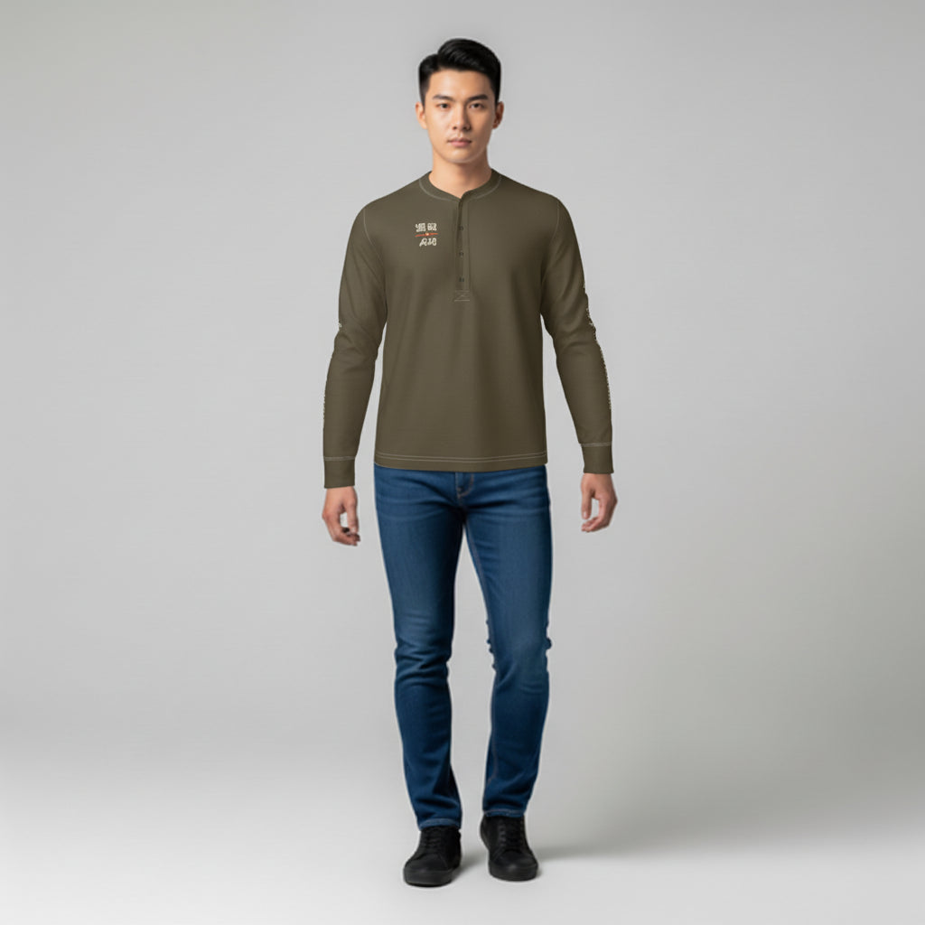 Wellspring Long Sleeve Henley – Source Edition