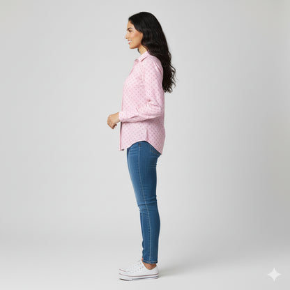 Soft-Structured Linen Button Front Shirt