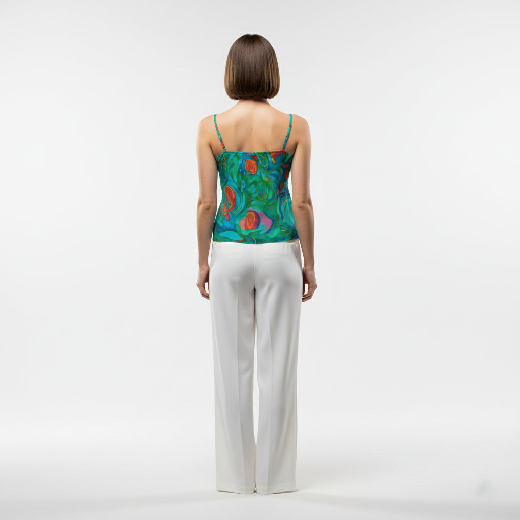 Camisole Water Lilies – Organic Cotton Voile