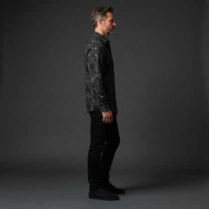 Skull Castle Button Down