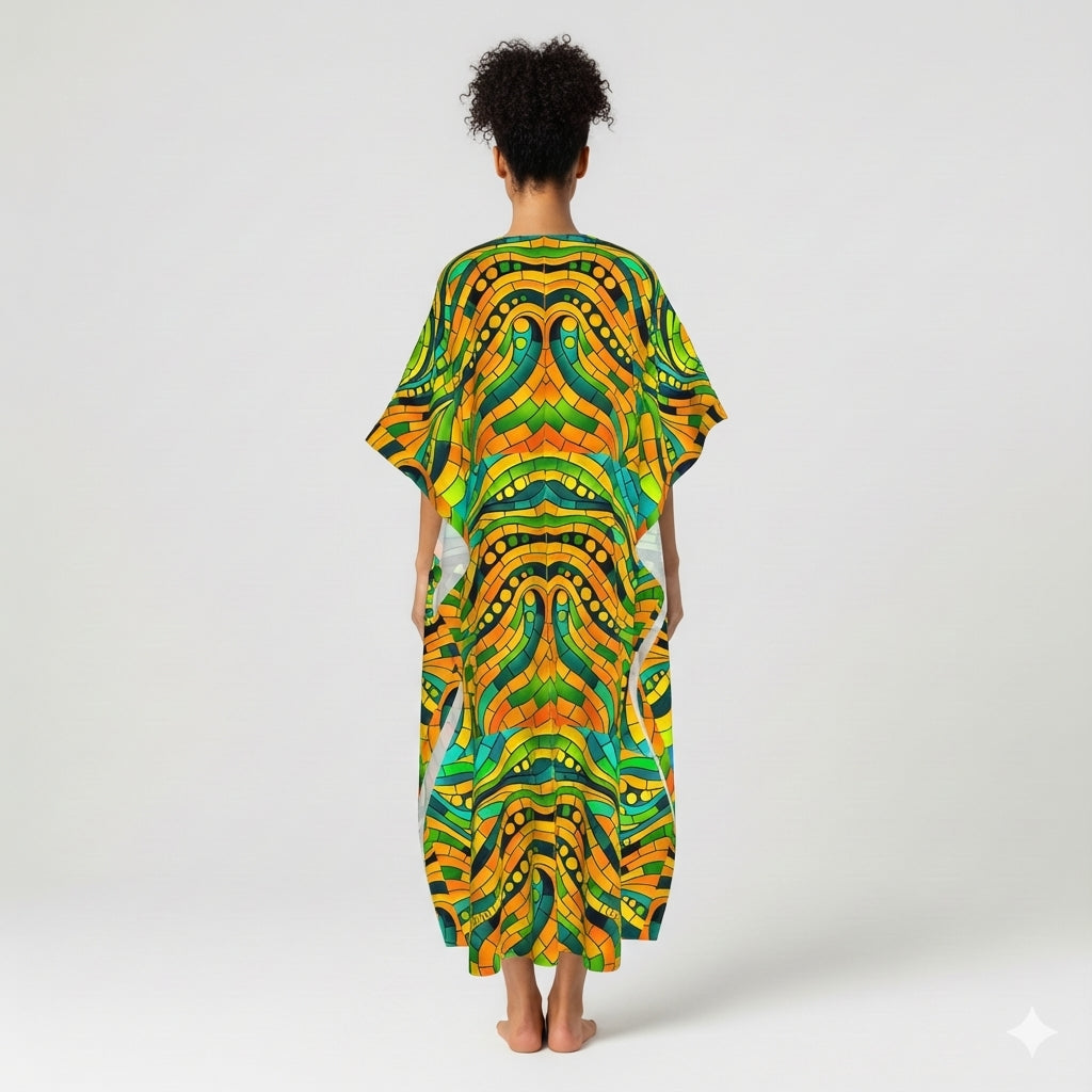 Caftan Mosaic 11 – Lightweight Organic Cotton Voile