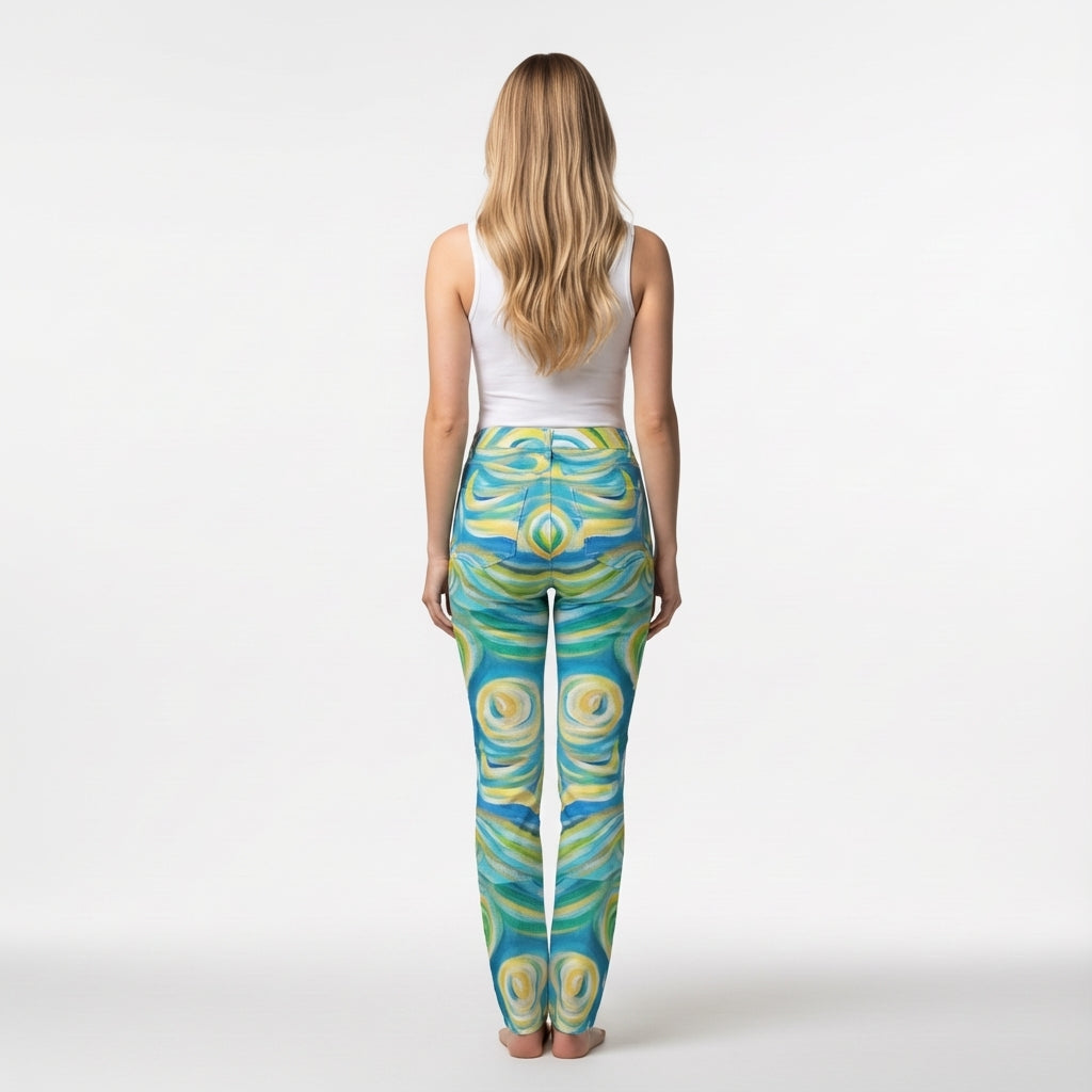 Skinny Jeans Sea Swirls