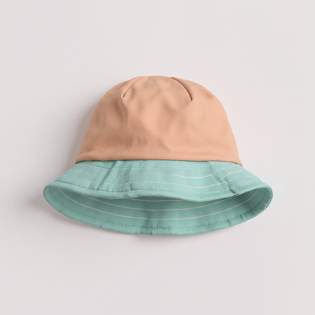 Kid's Two-Tone Heavy Stretch Bucket Hat