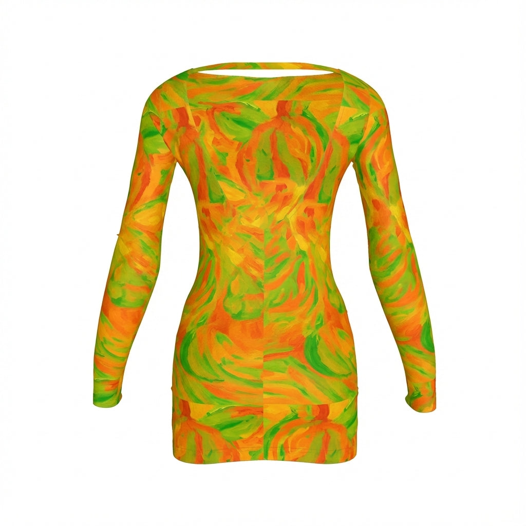 Fruity Noodles Mini Dress