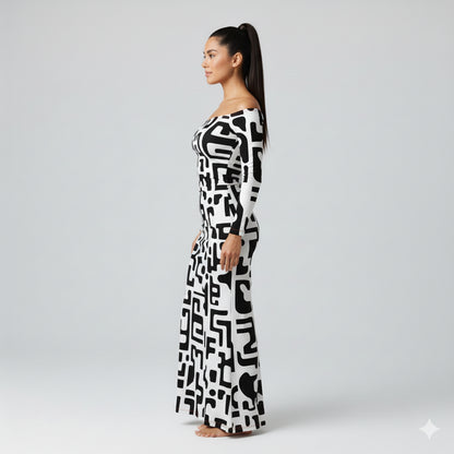 Codex Bodycon Maxi Dress