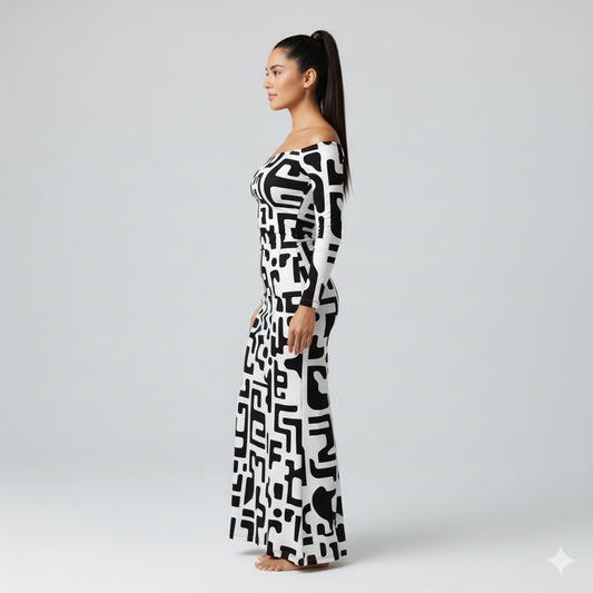 Codex Bodycon Maxi Dress