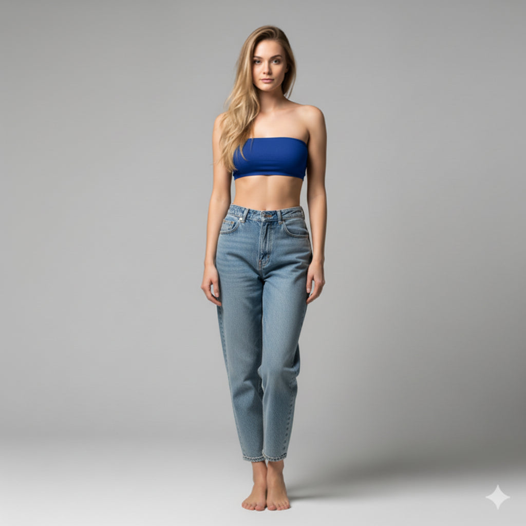 simple top (deep blue)