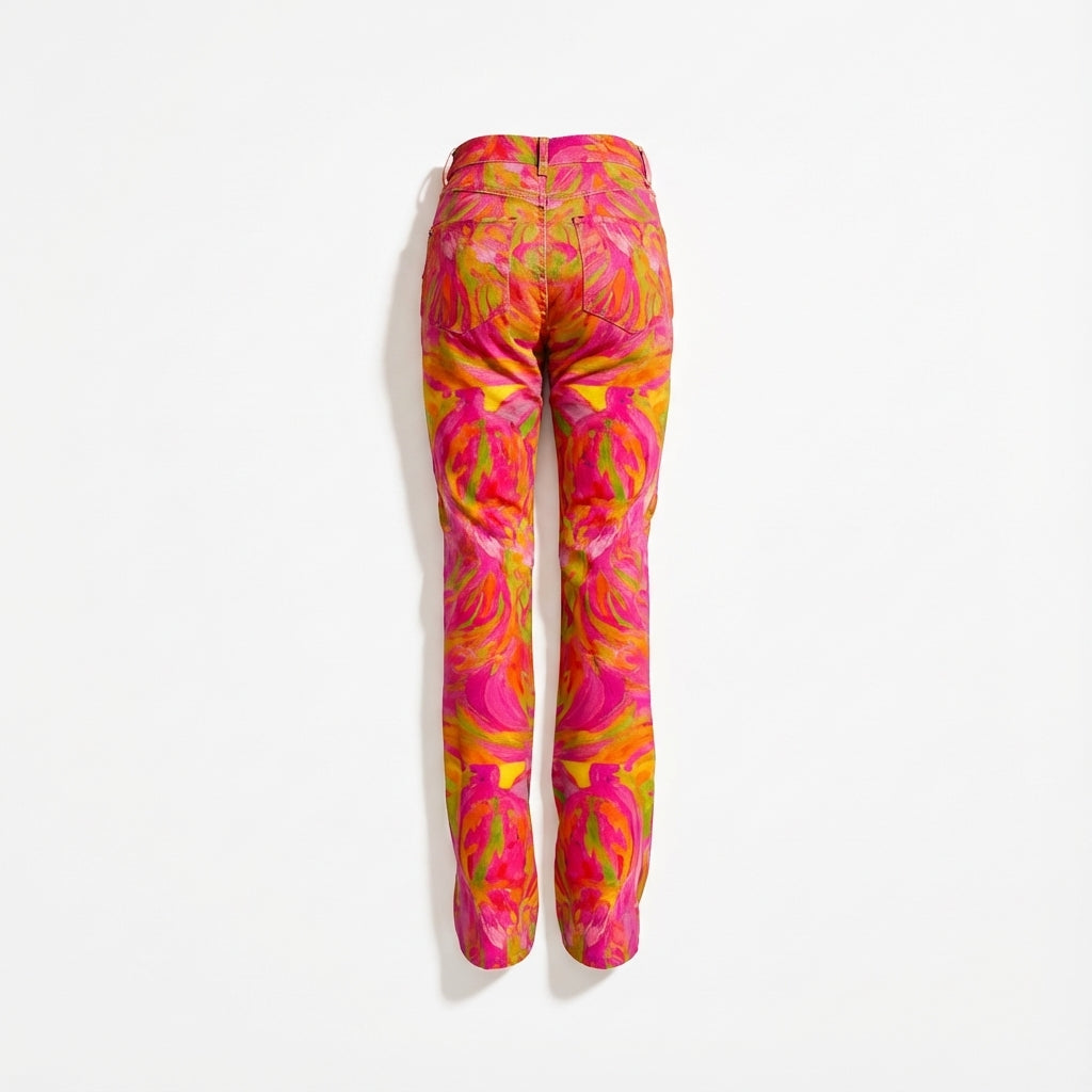 Skinny Jeans Pink Noodles