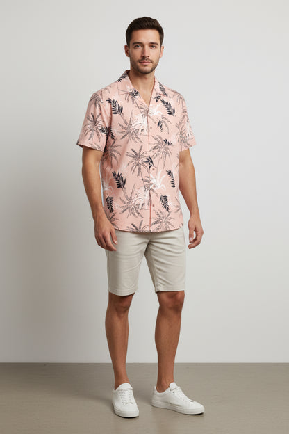 Camp Collar/Bowling Shirt in Organic Cotton Twill