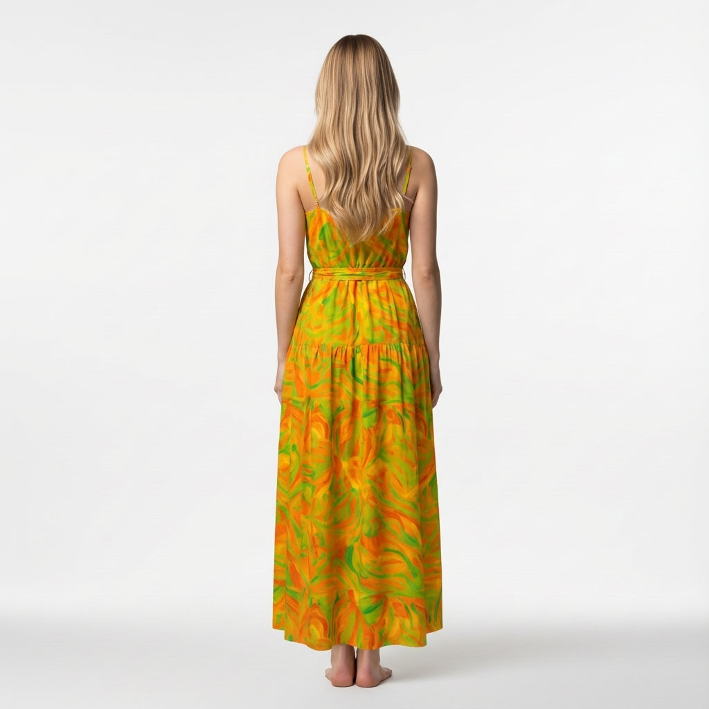 Maxi Dress Fruity Noodles