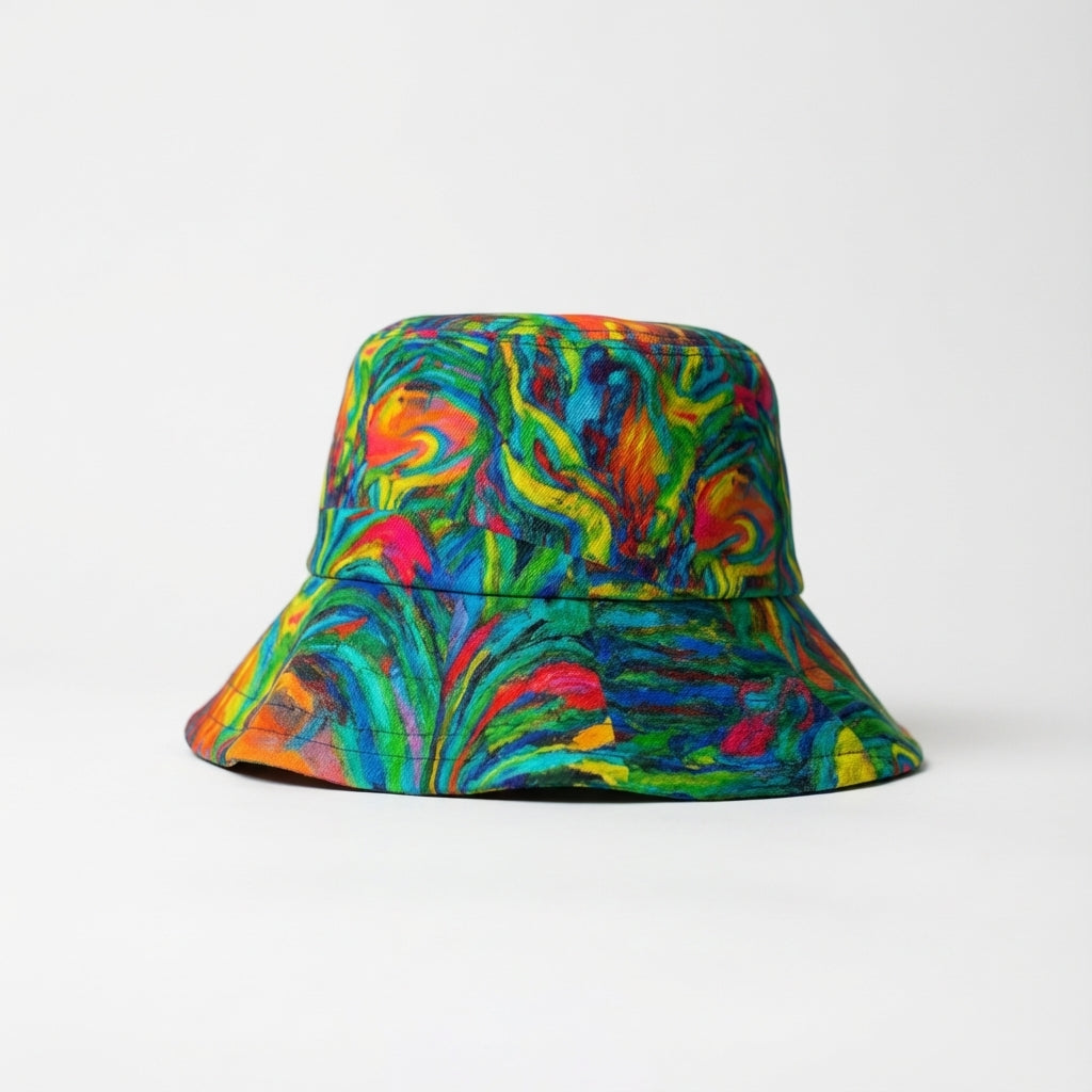 Floppy Bucket Hat Green Jungle