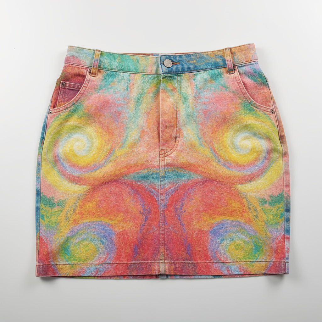 Denim Mini Skirt Multiverse