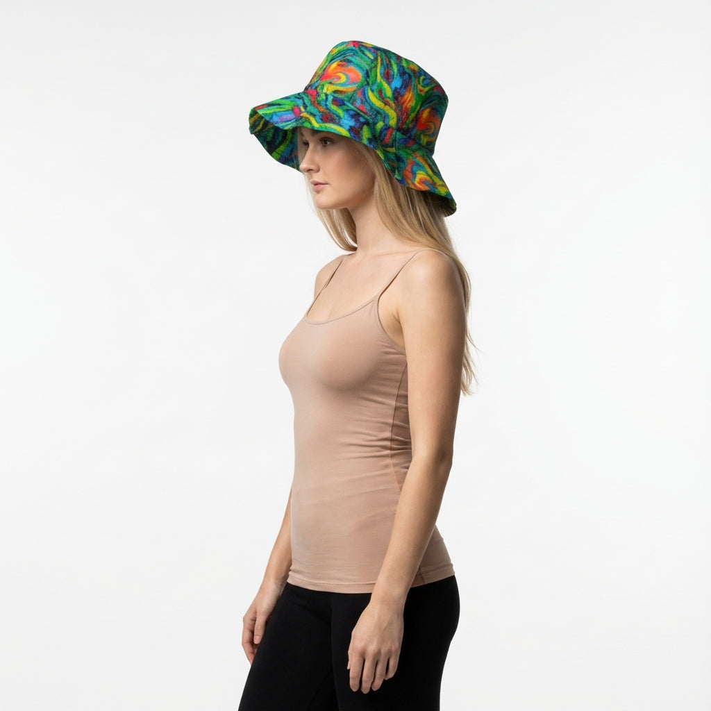 Floppy Bucket Hat Green Jungle